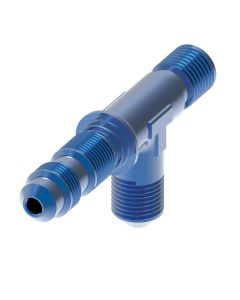 Adapter (AN 804), -03 Male JIC 37 deg Flare Run To -03 Male JIC 37 deg Flare Branch, Bulkhead Tee