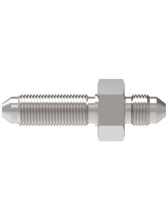 Steel Brake System Adapter, -04 Male JIC 37 deg Flare To 10mm x 1 Male Metric Flare, Straight