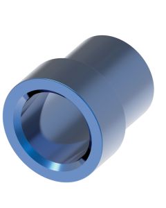 Blue Anodized Aluminum Tube Fitting (AN 819), -06 JIC 37 deg Flare Sleeve
