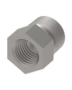 Steel Adapter, 0.38 Braze Port To Male O-Ring Face Seal, Straight