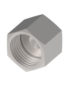 Steel Adapter, 1-3/16-12 Male O-Ring Face Seal Cap