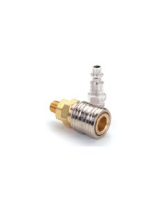 1000/400/500 Series MIL-C-4109 Industrial Interchange Air Quick Disconnect, Male Half, -04 Coupling, 1/4-18 Male NPT