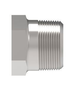 Steel Adapter, 1-11-1/2 Male NPT To 3/4-14 Female NPT, Bushing