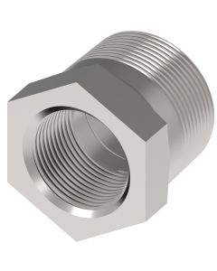 Steel Adapter, 1/4-18 Male NPT To 1/8-27 Female NPT, Bushing