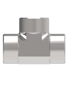 Steel Adapter, 1/8-27 Female NPT Tee