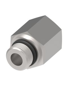 Steel Adapter, 1/2-14 Female NPT To 7/8-14 Male SAE O-Ring Boss (Straight Thread O-Ring), Straight