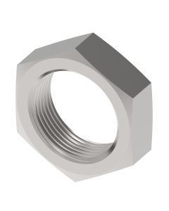 Steel Bulkhead Locknut, 9/16-18 Thread