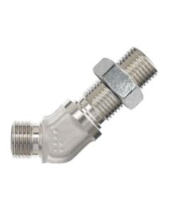 LNMFS-08MFS 45 BULKHEAD ELBOW W/LOCKNT