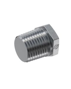 06 EXTERNAL HEX PIPE PLUG STNLS
