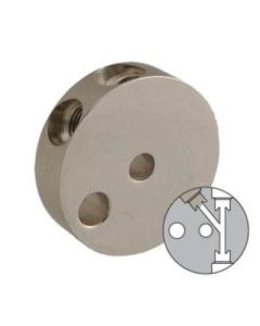 BRAKEQUIP 3 WAY TUBE TEE - M10 X 1 - 10MM MOUNT HOLE