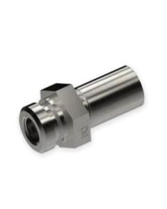 BRAKEQUIP FITTING - FEMALE 3/8X24NF (17MM HEX)(BRASS)