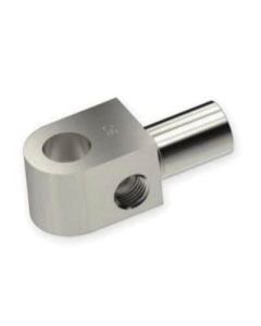 BRAKEQUIP FITTING - FEMALE 3/8X24NF ELBOW (WITH BRACKET)