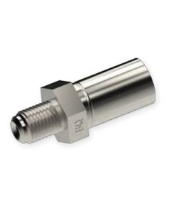 Brakequip Fitting - Male 3/8X24NF Short (Brass)