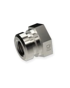 BRAKEQUIP FITTING - FEMALE 3/8 X 24NF - STAINLESS