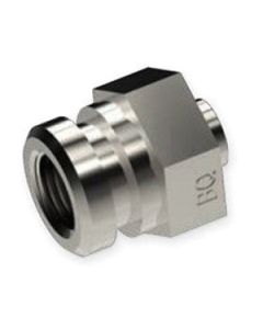 BRAKEQUIP FITTING - FEMALE M10 X 1 STAINLESS
