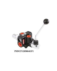 SDCF Series 1-Spool Monoblock Valve With Pressure Comp. Flow Control, 4-way 3-position, Tandem Center Spring Centered Spool, 0-12 GPM Flow Range