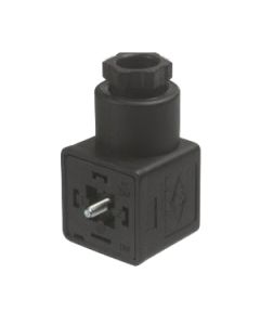 5000 Series DIN 43650 / ISO 4400 Solenoid Connector, Strain Relief Style, Translucent, 0.315 to 0.394 Inch Cable Diameter