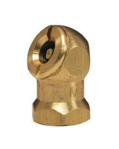 Brass Tire Inflator Ball Foot Chuck 1/4