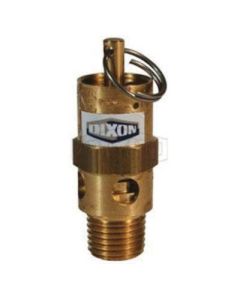 Standard Duty Brass Safety Pop-Off Valve, 1/4 NPT Port, 150.00 Pre-Set Pressure, 92 SCFM Capacity