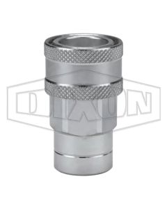 1/2 AG Coupler, 1/2 NPTF, Steel Poppet V