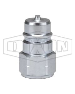 3/8 AG Nipple, 3/8 NPTF, Steel Poppet Va
