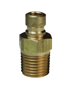3/8 Mold Nipple, 1/4 MNPTF, Brass 300029