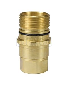 3/4 Wing Style Nipple, 3/4 NPTF Brass (1