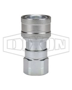 1/2 AG Coupler, 3/4 NPTF, Steel Poppet V