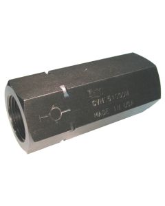 CVH Series Inline Check Valve, 1 NPT Ports, Up To 158.00 GPM & 6000.00 PSI