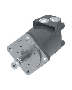 2000 Series Geroler Motor, 18.70 cu in/rev, Bearingless Mounting Flange, None Shaft, 7/8-14 St.Thd. O-Ring Ports,