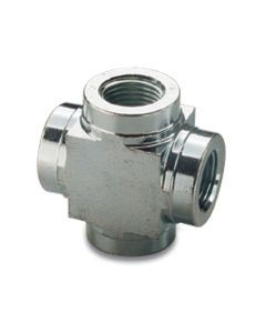 Steel Pipe Adapter For 10000 PSI Systems, Female ENERPAC 3/8 IN CROSS FITTING