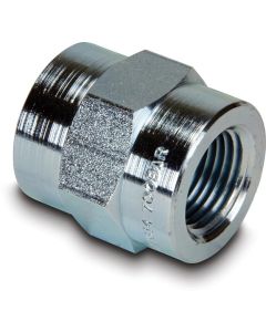 Enerpac | High Pressure Fitting, Coupling, 10,000 psi Maximum Operating Pressure, Connection from 3/8" NPTF Female to 3/8" NPTF Female | FZ1614