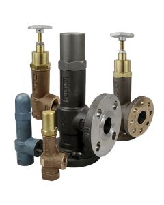 V Series Guided Piston Relief Valve, Cast Iron, 1 NPT Ports, Spring, Up To 25.00 GPM