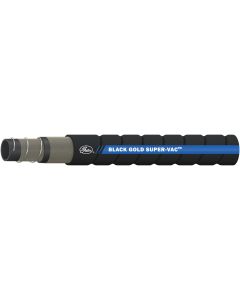 Super-Vac Petroleum Transfer Tank Truck Service Hose, Black With Blue Stripe, 1.25 Inch ID, Up To 150.00 PSI