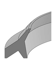 KW Style Urethane Wiper Ring, 1.38 Inch Rod Diameter, 1.75 Inch Wiper OD, 0.190 Inch Base Thickness