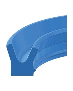Metric Urethane Rod U-Seal, 32.00 mm ID, 40.00 mm OD, 6.00 mm Height