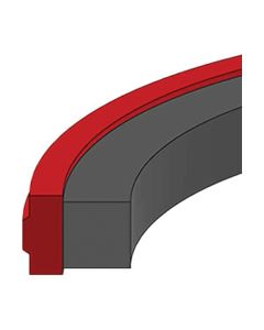 Style 2700 Polyurethane Piston Seal, 4.50 Inch Bore Diameter, 3.94 Inch Groove Diameter, Inch Groove Width