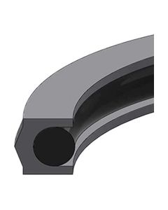 Style PSC Polyurethane Double-Acting Piston Seal, 2.00 Inch Bore Diameter, 1.63 Inch Groove Diameter, Inch Groove Width