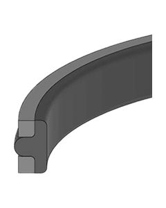 Piston T-Seal, 2.00 Inch Bore, O-Ring Groove