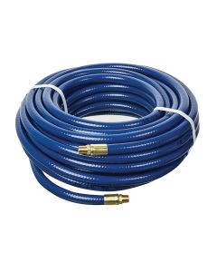 KURIYAMA UTIL GRADE PVC 50FT ASSY MP BE 1/4ID 300PSI BLUE