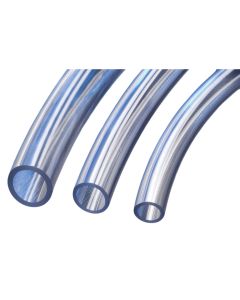 KURIYAMA CLEAR PVC TUBING, 1/2 ID 3/4 OD