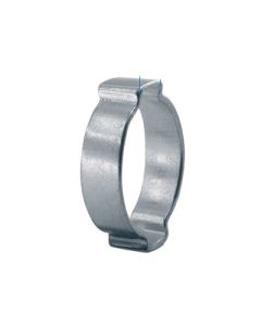 2-Ear Pinch Clamp, Zinc Plated Steel, 0.276 - 0.354 Inch Clamping Range, 0.276 Inch Width