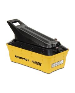 Enerpac | Turbo II Air Hydraulic Pump, Hand/Foot Operated 3/3 Treadle Valve, 127 in3 Usable Oil, For use with Single-Acting Cylinders | PATG1102N