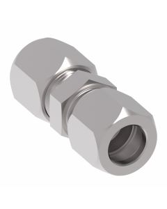 7000 Series Ermeto Steel Flareless Fitting, 0.31 Inch Tube OD Small Hex Union