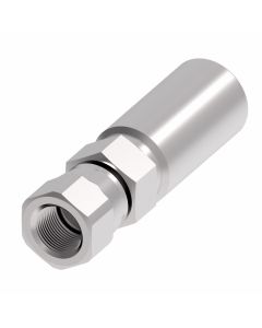 Aeroquip Polyon Swage Hose Fitting. zinc plated steel. 1-1/1