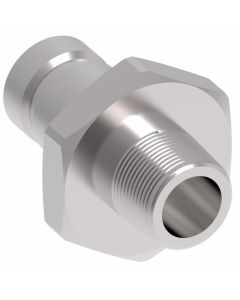 FD90 Series SAE J1502 Interchange Diagnostic Quick Disconnect, Male Half, -04 Coupling, 1/8-27 Male NPT
