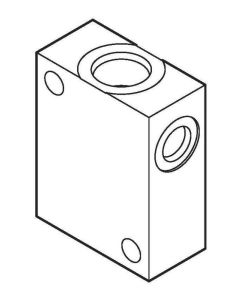 Vickers Body ALUM 3/8 SAE1PD25/1RDS