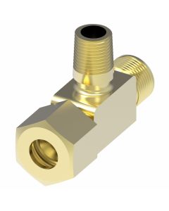 BRASS 1/2" COMP. X 1/2" MP (BRANCH) TEE