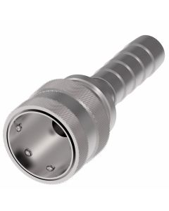 Danfoss / Eaton Hansen and Gromelle LL3S22 Cplng,STSERIES Stainless Steel Barb Male 3/8 IN Body Size