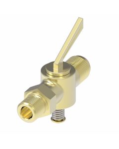 Danfoss / Eaton Valve Brass SAE 45 Flare Shutoff Valve